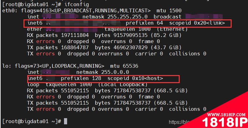 怎么查看linux是否支持ipv6 linux查看是否联网