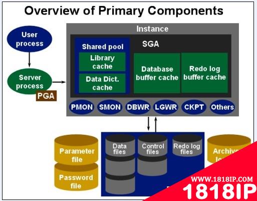 Oracle数据库系统，总体图示例