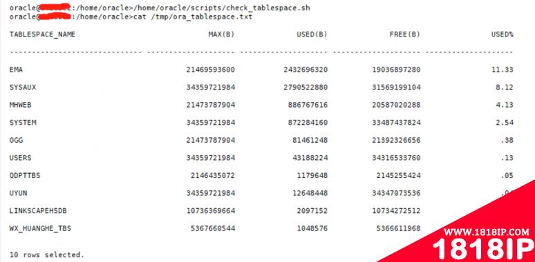 Zabbix监控Oracle数据库表空间，并配置邮件告警