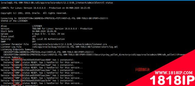 分享一个有意思的oracle19c数据库监听异常