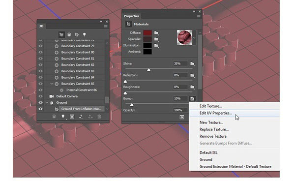 ps制作3d圆柱体效果英文字体