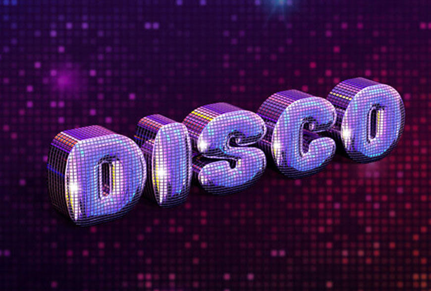 PS创建一个超吸睛的&#8221;Disco&#8221;闪光立体字效果教程