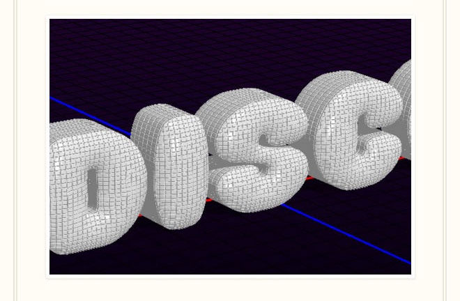 PS创建一个超吸睛的"Disco"闪光立体字效果教程