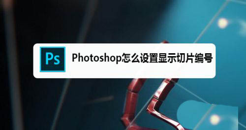 Photoshop切片编号怎么显示? ps显示切片编号数字的技巧