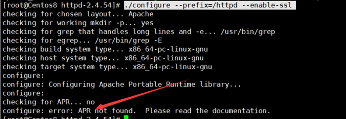 centos8 编译安装 httpd-2.4