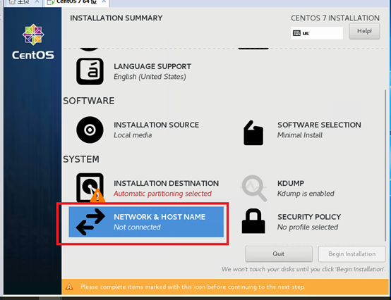 VMware Workstation 下安装CentOS 7.4 以及tools