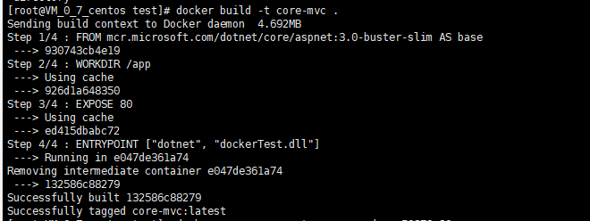 centos使用docker发布.netcore3.0项目